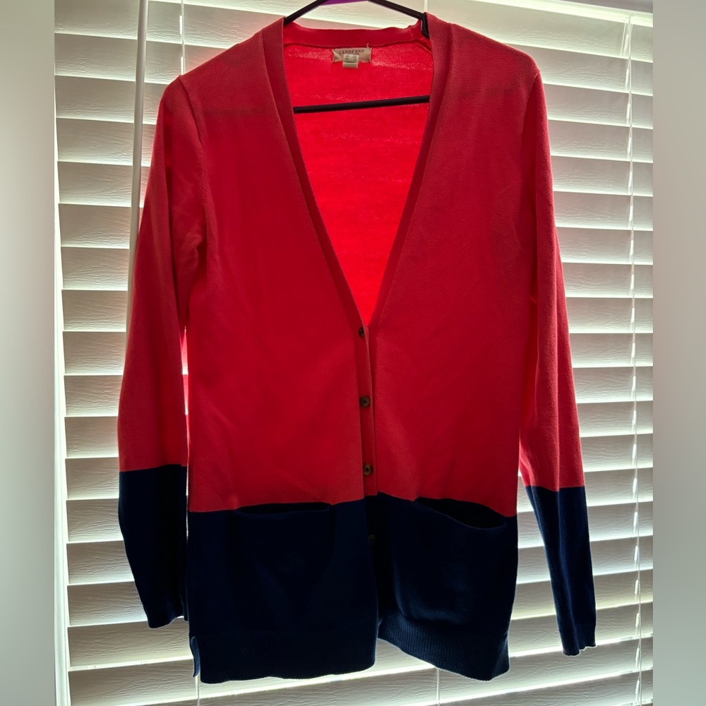 Land’s End Canvas Cardigan, Size XS